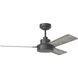 Jovie 44 44 inch Aged Pewter with Light Grey Weathered Oak Blades Indoor/Outdoor Ceiling Fan