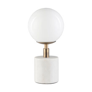 Ernest 12.5 inch 25 watt Brass Table Lamp Portable Light