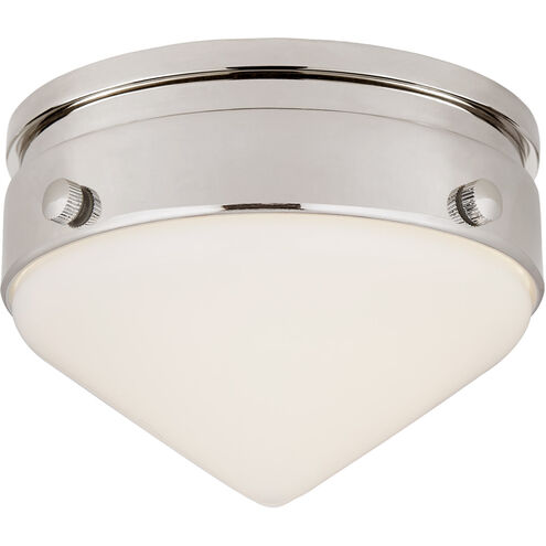 Thomas O'Brien Gale Flush Mount Ceiling Light in Polished Nickel