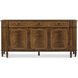 Sloane 78.5 X 22 inch Edwardian Brown Buffet, Wooden, 3-Door