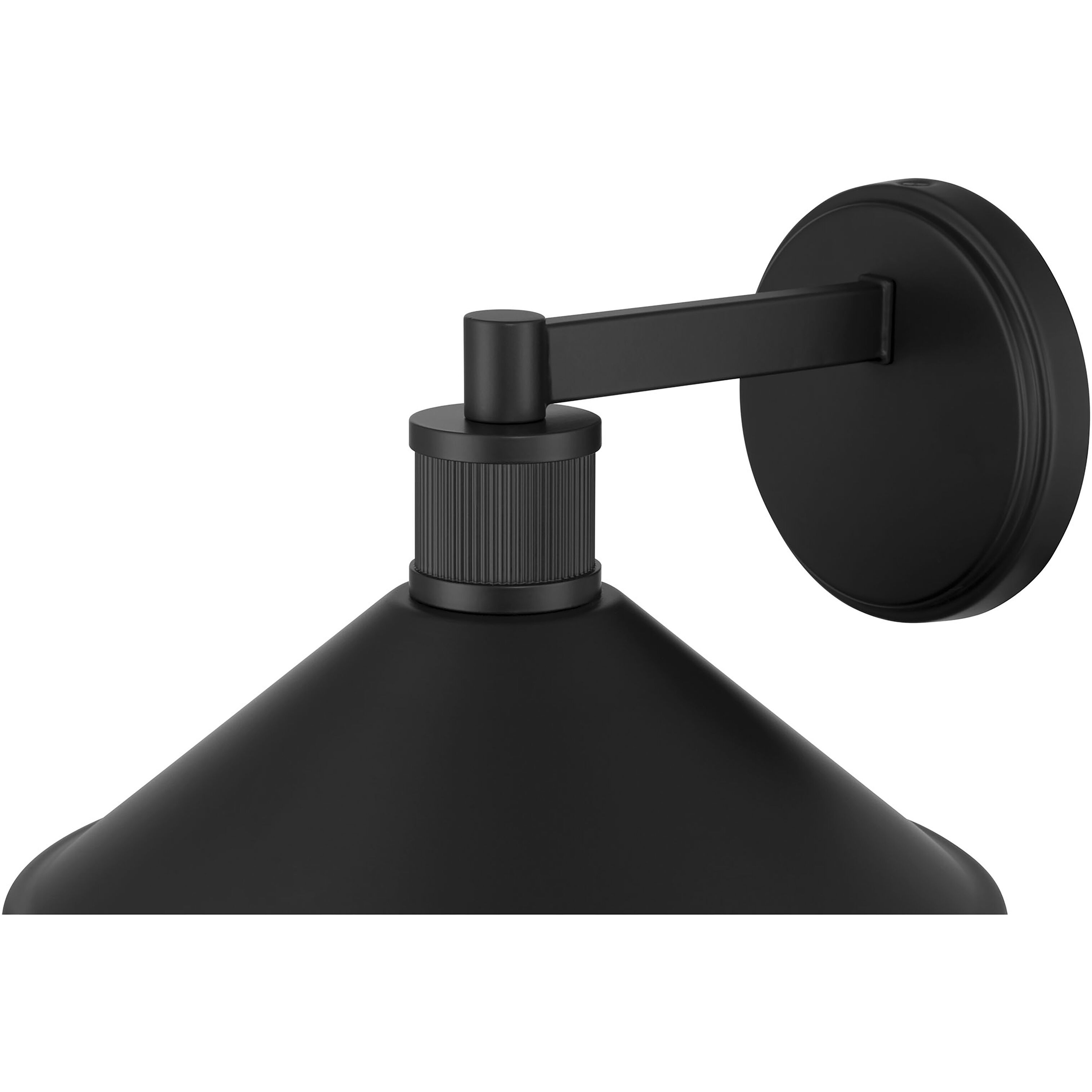 Vectra 1 Light 7 inch Powder Coated Black Outdoor Wall Sconce