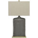 Musing 32.5 inch 150 watt Rustic Metallic Bronze Table Lamp Portable Light, Tall