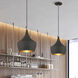 Waldorf 1 Light 9.5 inch Bronze with Antique Brass Finish Accents Pendant Ceiling Light in Bronze with Antique Brass Accent