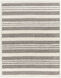 Rodos 84 X 63 inch Light Grey Rug, Rectangle