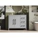 Millie 42 X 35 inch Grey Bathroom Vanity Cabinet