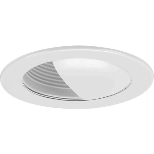 4in Recessed Trim PAR20 Satin White Wall Washer Trim