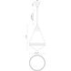 Willard 1 Light 13.5 inch Polished Nickel Pendant Ceiling Light in Opal Glass