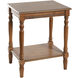 Sybil 24 X 19.5 inch Honeynut End/Side Table