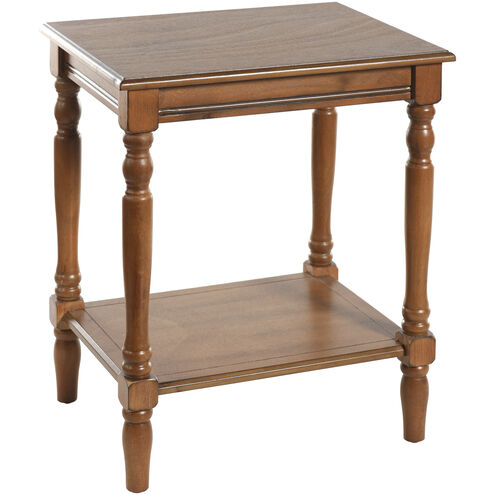 Sybil 24 X 19.5 inch Honeynut End/Side Table
