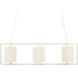 Monreale 3 Light 49 inch White Chandelier Ceiling Light