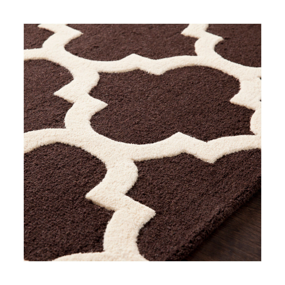 Pollack 120 X 27 inch Dark Brown Indoor Runner, Runner