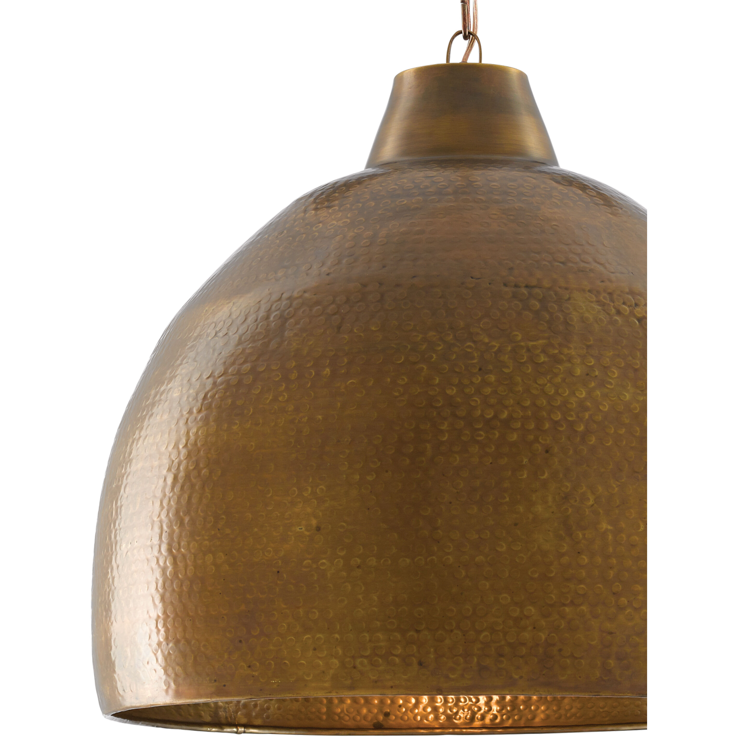 Earthshine 1 Light 22 inch Vintage Brass Pendant Ceiling Light, Large