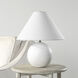 Basalla 19 inch 8.5 watt White Table Lamp Portable Light