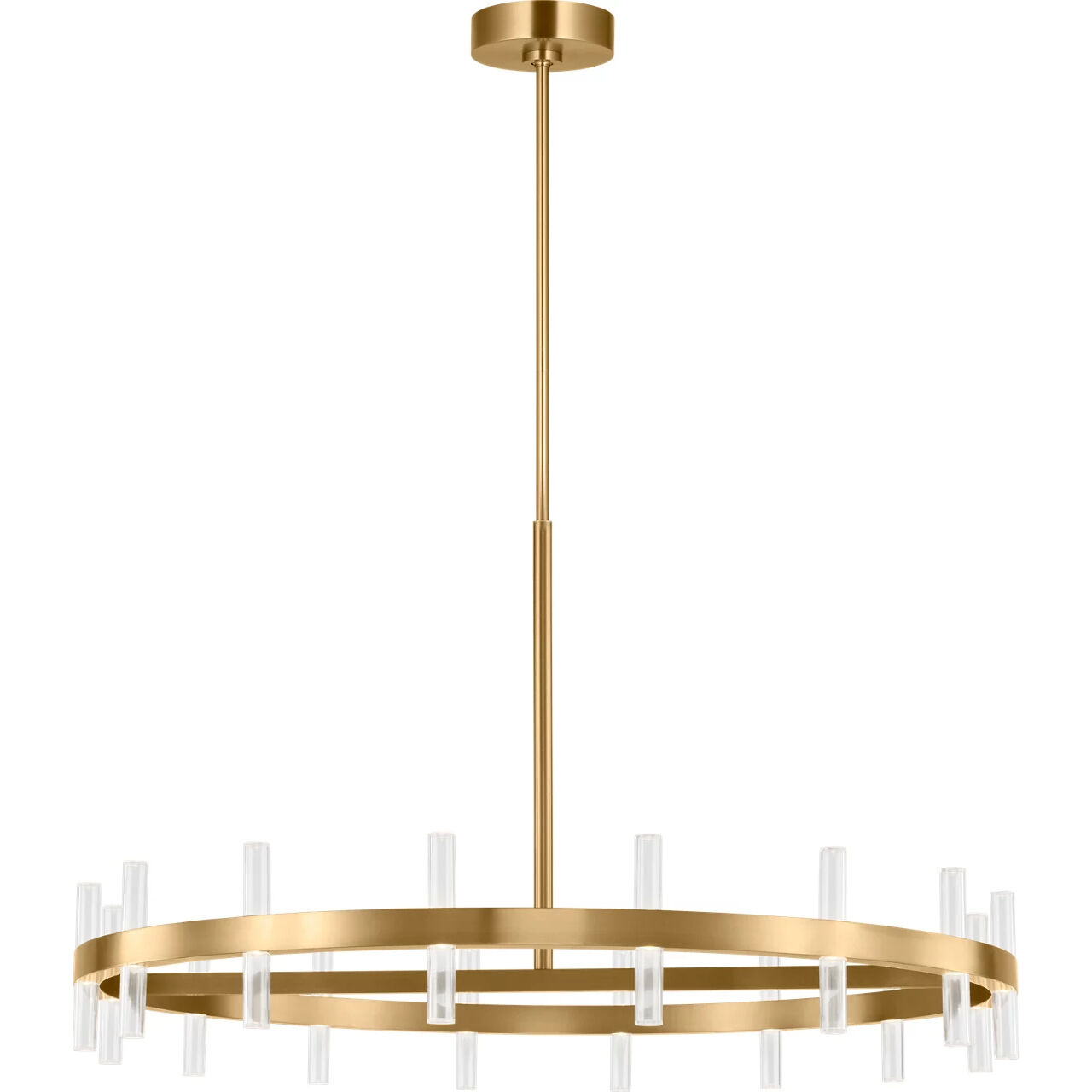 Sean Lavin Silas 36 inch Burnished Brass Chandelier Ceiling Light