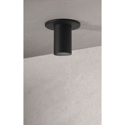 LED Cylinder Collection 1 Light 2.5 inch Matte Black Flush Mount Ceiling Light