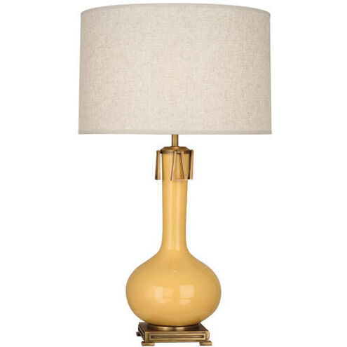 Athena 31.63 inch 150.00 watt Sunset Yellow Table Lamp Portable Light