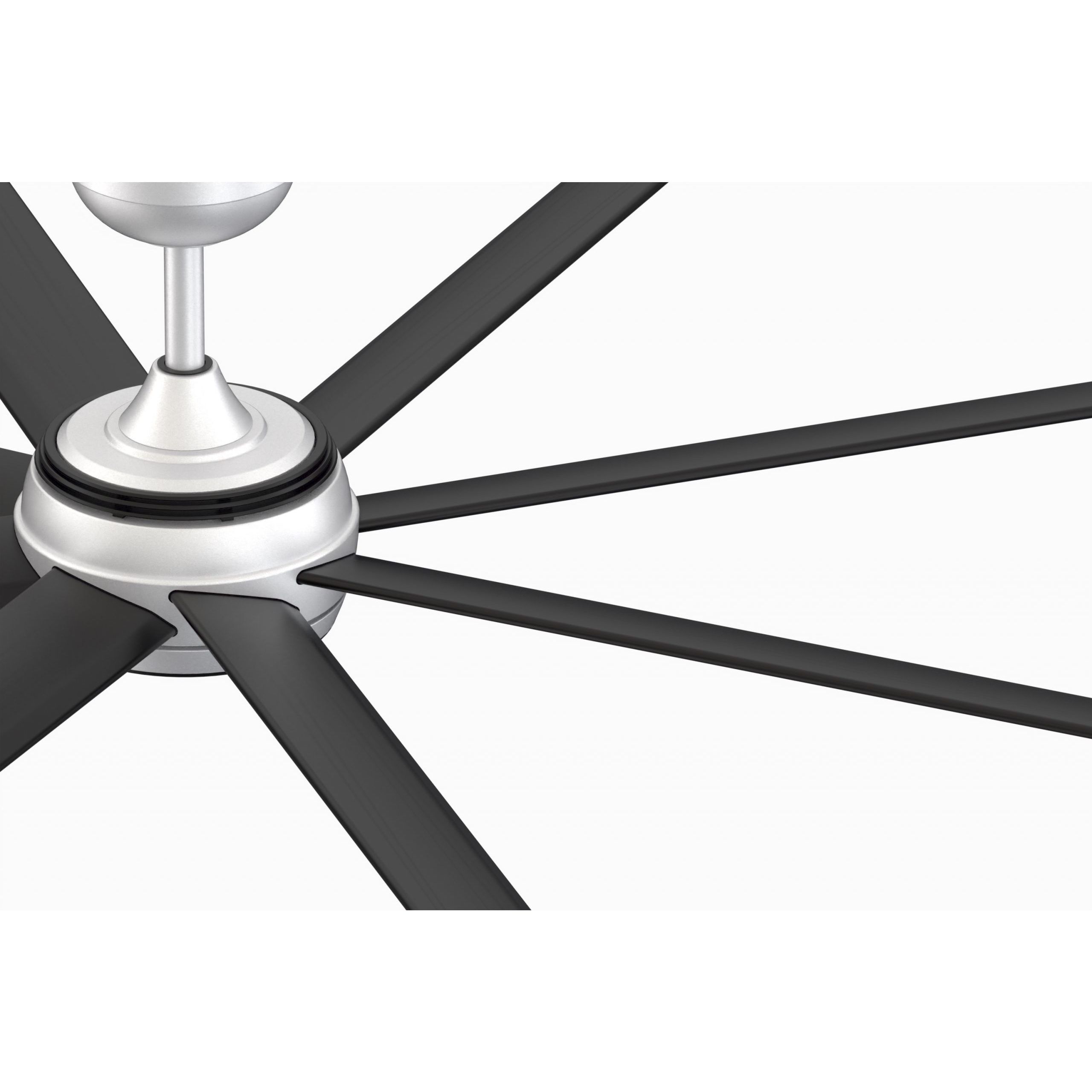 Stellar 96 Silver Fan Motor Only, Blades Sold Separately