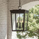 Belmont 3 Light 12 inch Twilight Bronze Outdoor Pendant