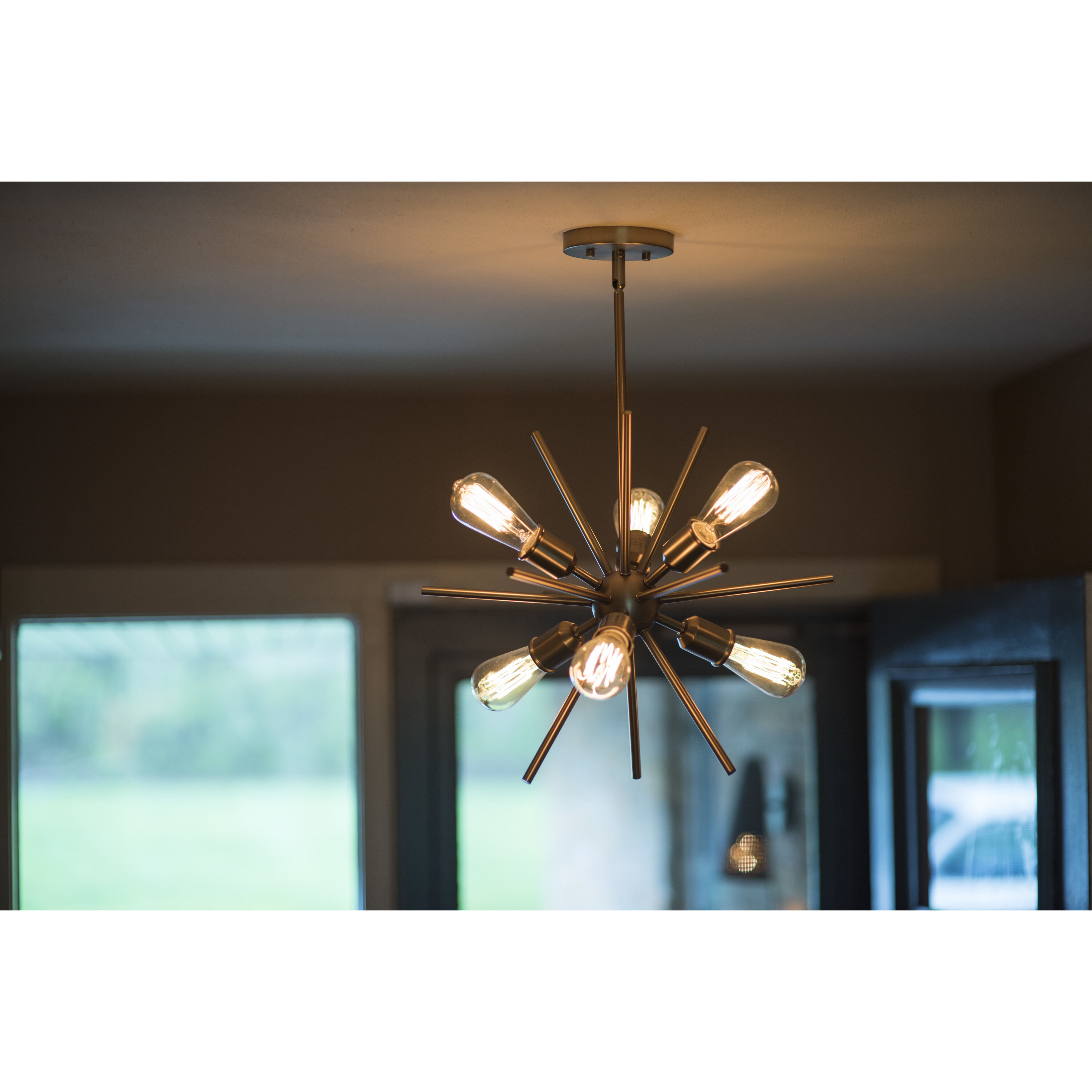 Estelle LED 19 inch Natural Brass Pendant Ceiling Light