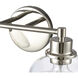 Julian 2 Light 16 inch Polished Nickel Vanity Light Wall Light