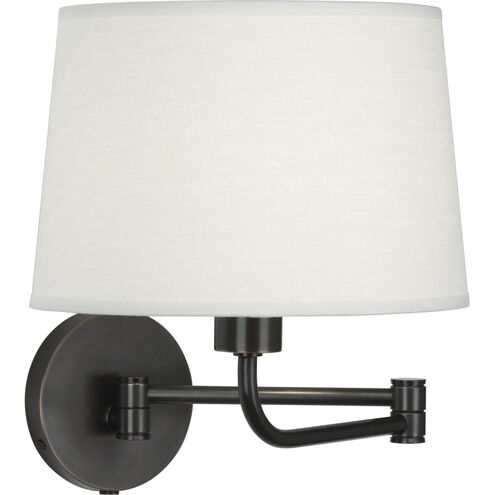 Koleman 11 inch 100.00 watt Deep Patina Bronze Wall Swinger Wall Light