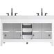 Nathan 60 X 34 inch White Bathroom Vanity Cabinet