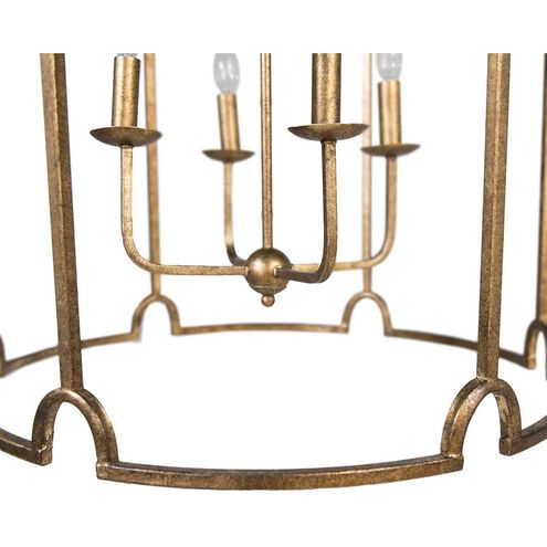 Stella 4 Light 20 inch Ashwell Gold Chandelier Ceiling Light