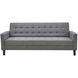 Small Biscuit Tufted Gray Sofa