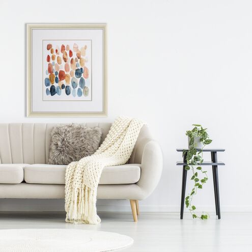 Citrus Season Blue and Orange Framed Art