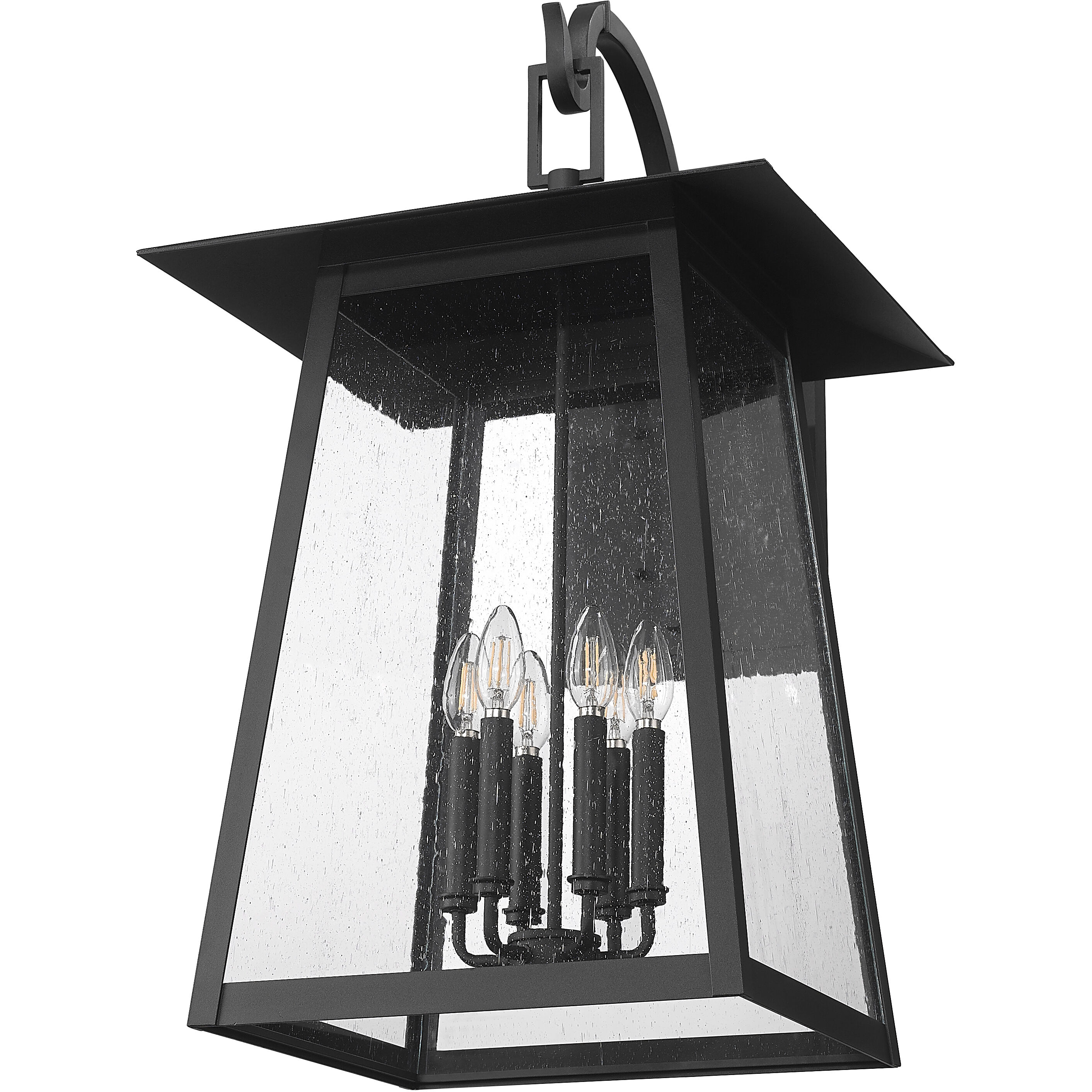 Rainer Outdoor Wall Light in Black, G9