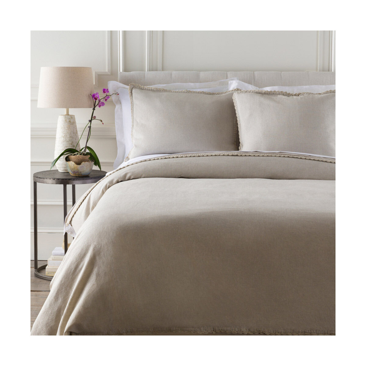 Audrey 36 X 26 inch Grey Euro Sham