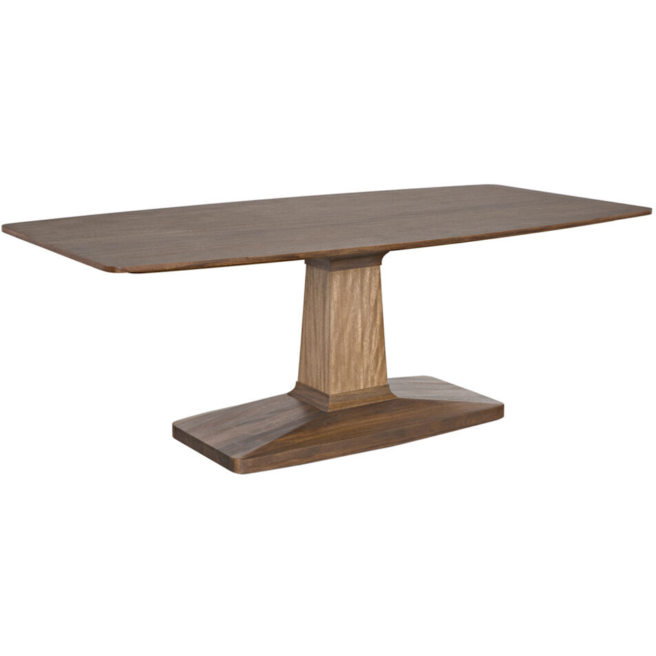 Travis 84 X 44 inch Dark Walnut Dining Table