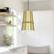 Castor 1 Light 7.88 inch Gold Pendant Ceiling Light