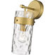 Fontaine 1 Light 5.5 inch Rubbed Brass Wall Sconce Wall Light in Rubbed Bronze