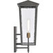Marquis 1 Light 23 inch Matte Black Outdoor Sconce