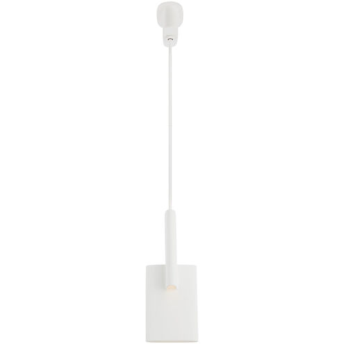 Kelly Wearstler Lotura LED 8 inch Museum White Intersecting Pendant Ceiling Light