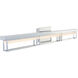 Pane LED 39 inch Chrome Bath Vanity Light Wall Light