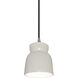 Radiance Collection 1 Light 8 inch Gloss White Pendant Ceiling Light