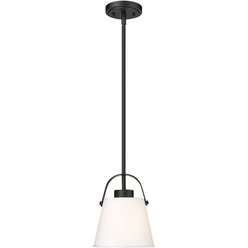Z-Studio 1 Light 8 inch Matte Black Pendant Ceiling Light