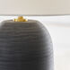 Hable Fanny 28.13 inch 9.00 watt Rough Black Ceramic Table Lamp Portable Light