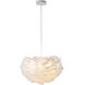 Canada 1 Light 18 inch White Pendant Ceiling Light