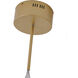 Canada LED 31.5 inch Gold Chandelier Ceiling Light
