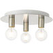 Hillview 3 Light 14.00 inch Flush Mount