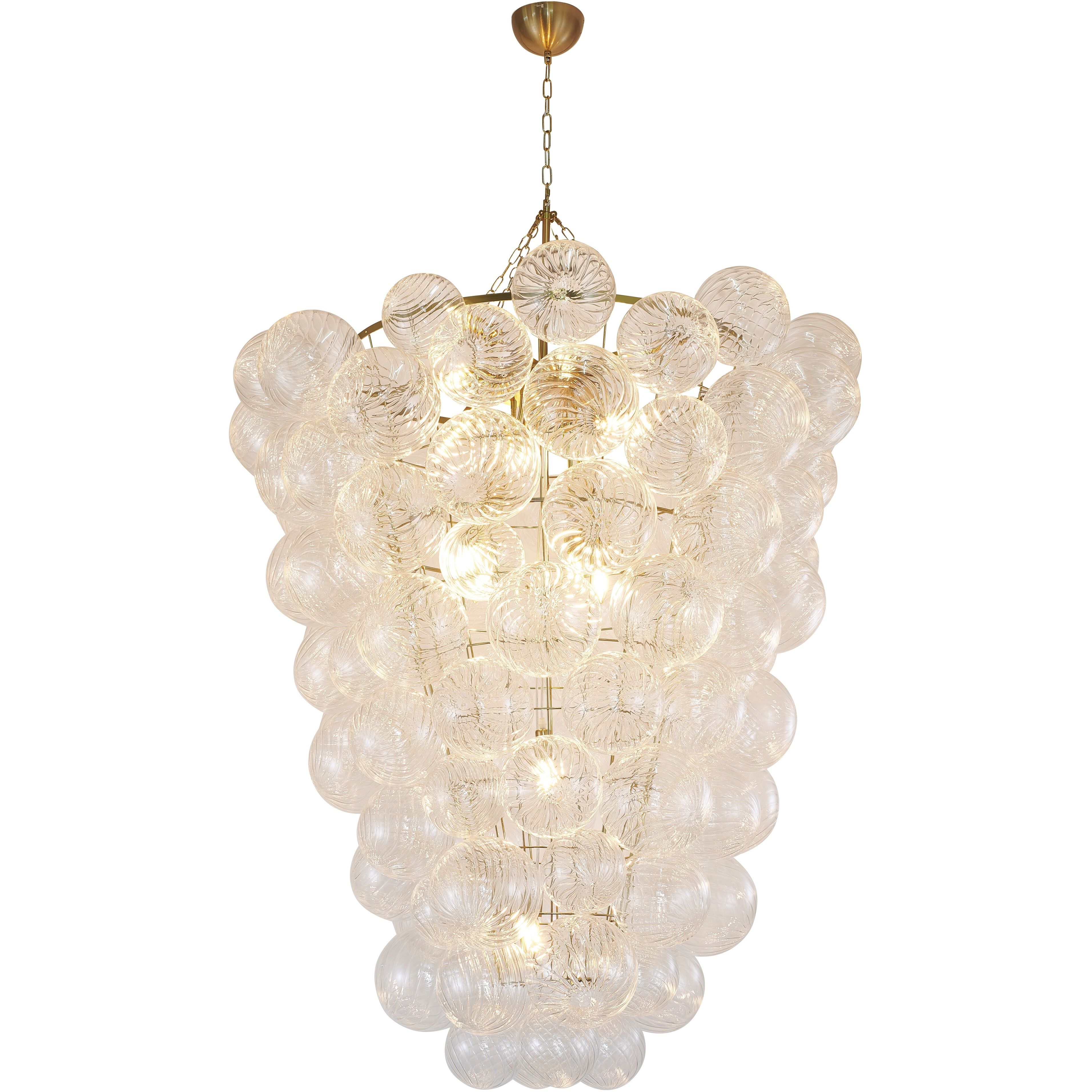 Canada LED 47 inch Brass Chandelier Ceiling Light
