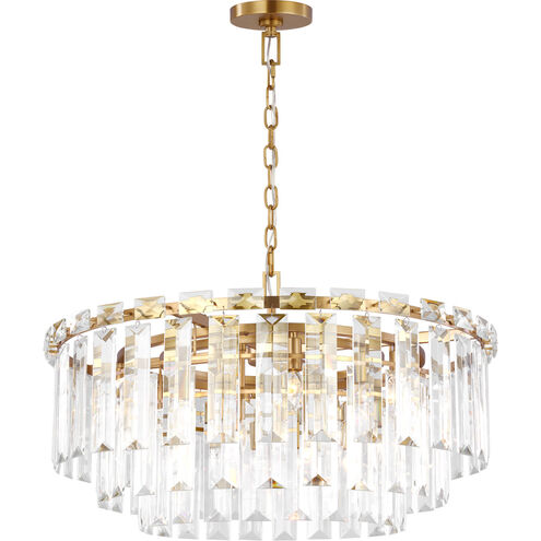 C&M by Chapman & Myers Arden 16 Light 33 inch Burnished Brass Chandelier Ceiling Light