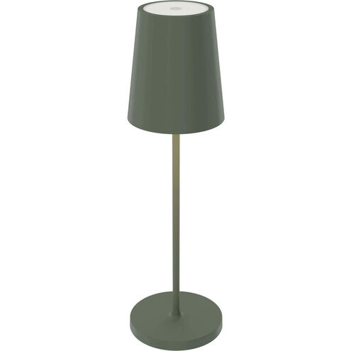 Glam 14.5 inch 2.00 watt Sage Green Table Lamp Portable Light