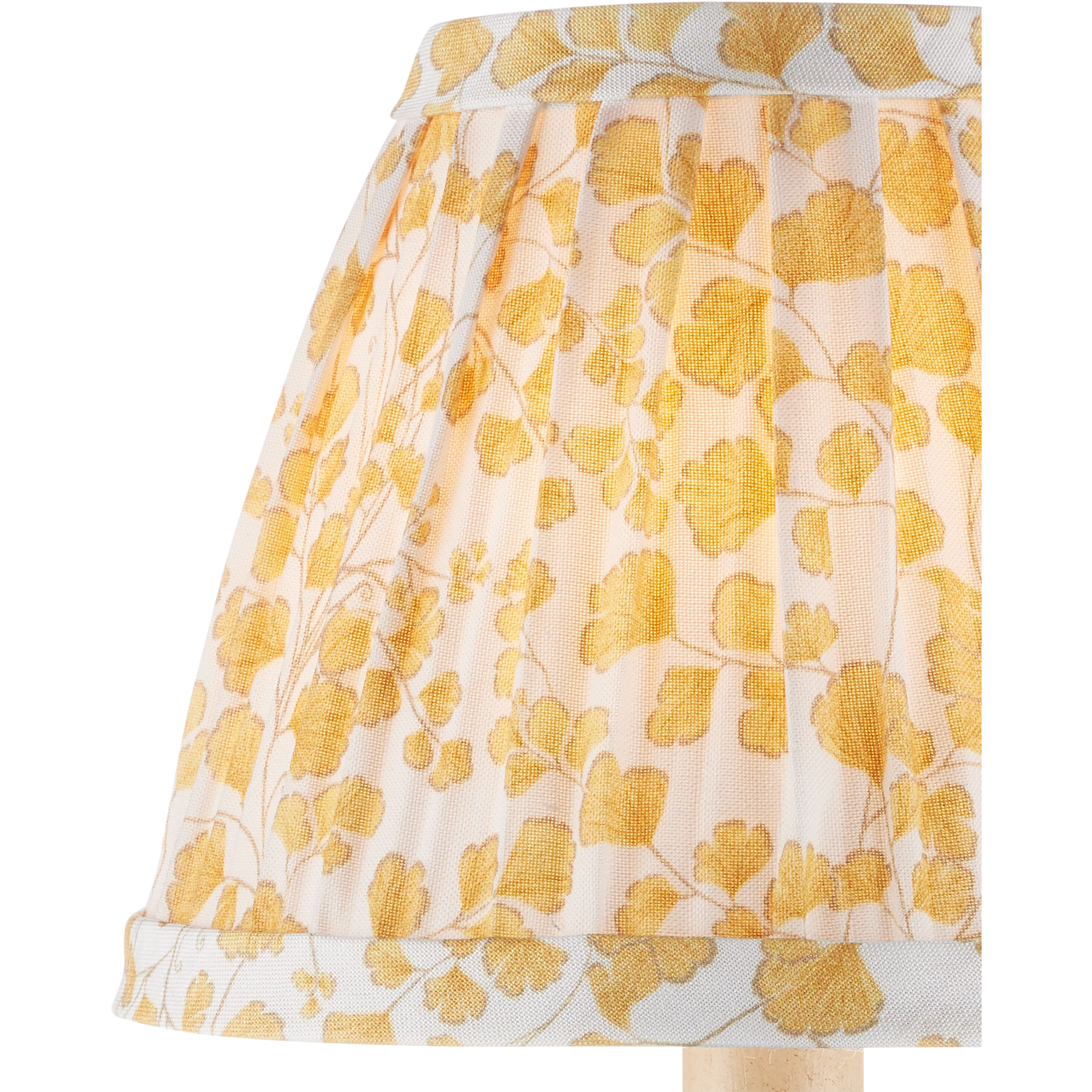 Maiden Fern Yellow/Ivory Tapered Chandelier Shade