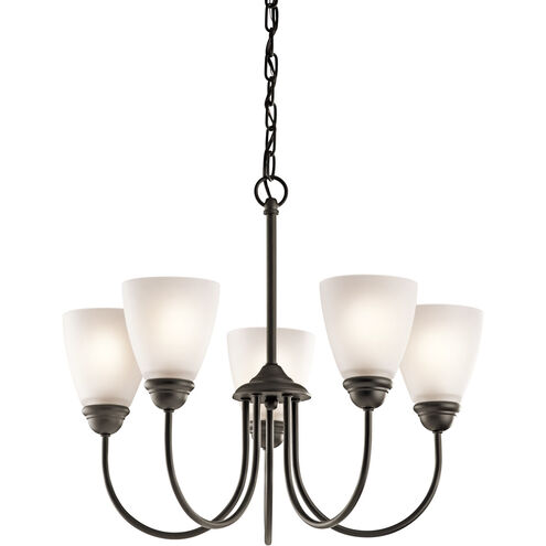 Jolie LED 22 inch Olde Bronze Chandelier 1 Tier Medium Ceiling Light, 1 Tier Medium