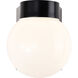 Brentwood 1 Light 7 inch Bronzotic Outdoor Wall Mount