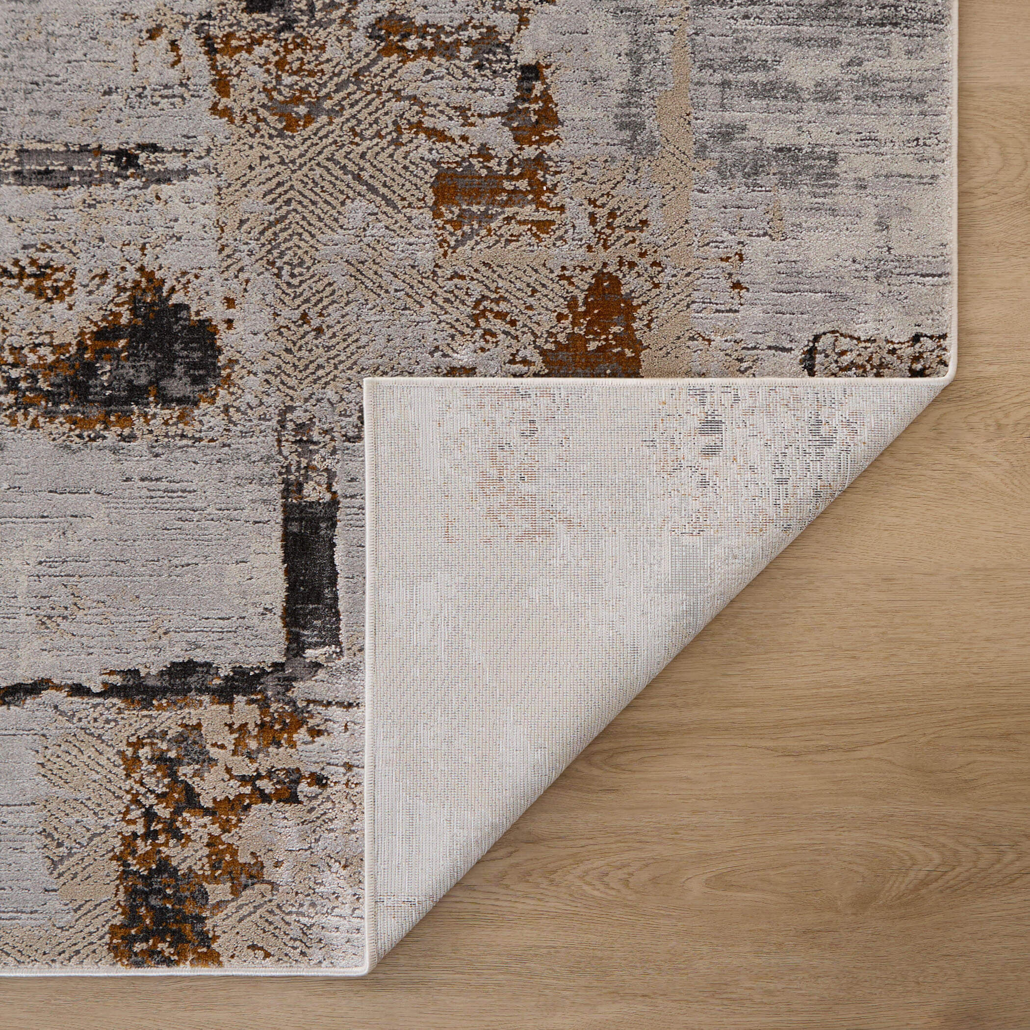 Hadim 114 X 79 inch Earth Tones Rug in 6 x 9